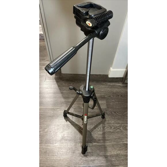 Ambico V-0551 Tri Pod Adjustable Height Flip Lock Lever Bubble Level Geared Pan - Picture 6 of 8